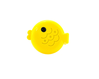 Porta lenti a contatto Centrostyle fish giallo