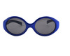 Occhiali da sole Centrostyle Junior colore blu, tondo, lente nera 16981