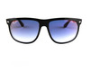 Occhiali da sole Ray ban colore nero , squadrato, lente blu rb4147