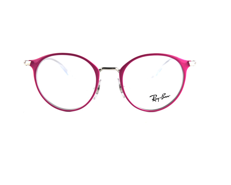 Occhiali da vista Ray Ban Junior colore rosa, tondo ry1053