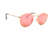 Occhiali da sole Ray ban colore oro, tondo, lente rosa rb3447n