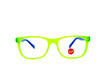 Occhiali da vista Trudi Junior colore giallo fluo, squadrato , td334