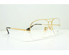 Occhiali da vista Ray Ban colore oro , a goccia , rb6589