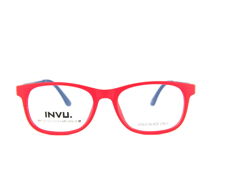 INVU Occhiali da vista Junior colore rosso, quadrato k4904