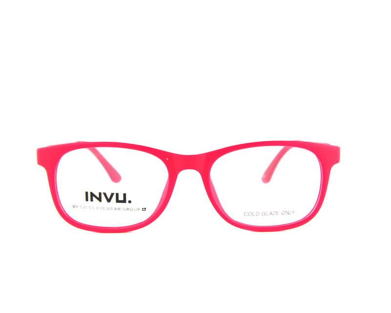 INVU Occhiali da vista Junior colore rosso, squadrato k4903