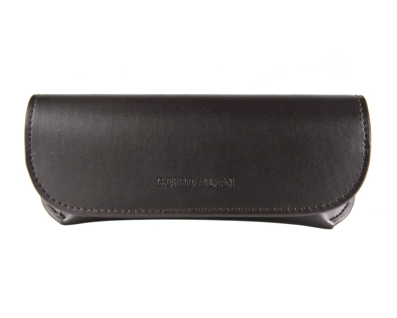 GIORGIO ARMANI astuccio morbido marrone