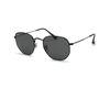 RAY BAN Occhiali da sole colore nero, esagonale, lente nera