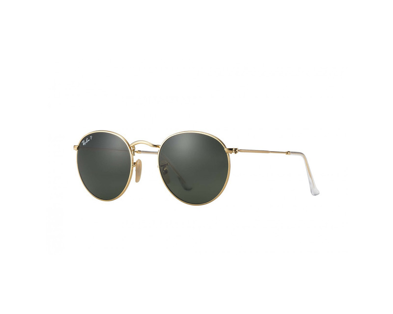 RAY BAN Occhiali da sole colore oro, tondo, lente verde