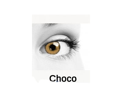 QUEEN'S Lenti a contatto colorate graduate Choco