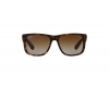 RAY BAN Occhiali da sole colore marrone maculato, squadrato, lente marrone sfumata