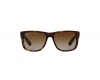 RAY BAN Occhiali da sole colore marrone maculato, squadrato, lente marrone sfumata