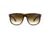 RAY BAN Occhiali da sole colore marrone maculato, a mascherina, lente marrone sfumata