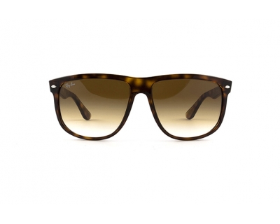 RAY BAN Occhiali da sole colore marrone maculato, a mascherina, lente marrone sfumata