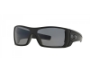 Occhiali da sole sportivi Oakley colore nero, rettangolare, lente grigia oo9101