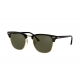 RAY BAN CLUBMASTER Occhiali da sole colore nero, quadrato, lente verde