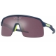 OAKLEY SUTRO Occhiali da sole blu opaco ,forma mascherina, lente viola