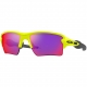 OAKLEY FLAK 2.0 XL Occhiali da sole a fascia, colore giallo fluo, lente prizm Road