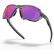 OAKLEY PLAZMA Occhiali da sole a fascia, colore grigio, lente Prizm road