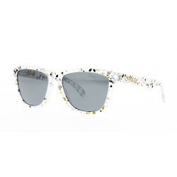 OAKLEY FROGSKINS Occhiali da sole quadrato, colore trasparente opaco, lente prizm black