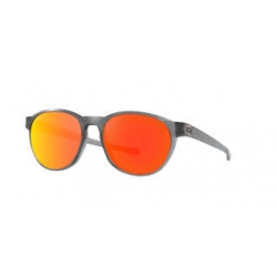 OAKLEY REEDMACE Occhiali da sole tondo, colore grigio opaco, lenti Prizm arancio polarizzate