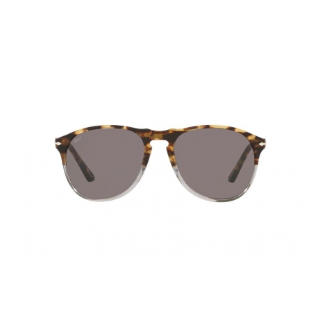 PERSOL Occhiali da sole a goccia, colore marrone, lente grigia