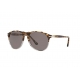 PERSOL Occhiali da sole a goccia, colore marrone, lente grigia