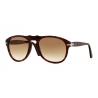 PERSOL Occhiali da sole a goccia , marrone maculato, lente marrone sfumata