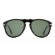 PERSOL Occhiali da sole a goccia, colore nero, lente verde