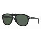 PERSOL Occhiali da sole a goccia, colore nero, lente verde