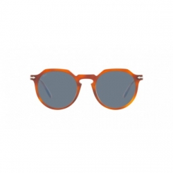 PERSOL Occhiali da sole tondo, colore marrone chiaro, lente blu