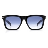 DAVID BECKHAM Occhiali da sole squadrato, colore nero , lente blu sfumato