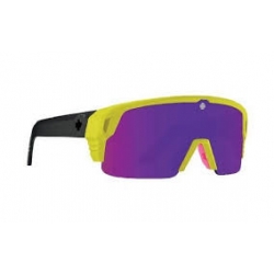SPY Occhiale da sole Monolith 5050 giallo opaco, lente viola specchio