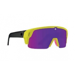 SPY Occhiale da sole Monolith 5050 giallo opaco, lente viola specchio