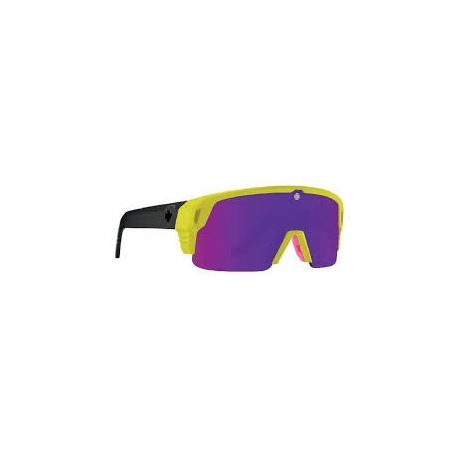 SPY Occhiale da sole Monolith 5050 giallo opaco, lente viola specchio