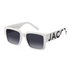 MARC JACOBS Occhiali da sole colore bianco, rettangolare, lente grigia