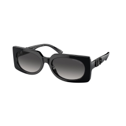 MICHAEL KORS Occhiali da sole rettangolari colore nero, lente grigia