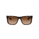 RAY BAN Occhiali da sole colore marrone maculato, squadrato, lente marrone sfumata
