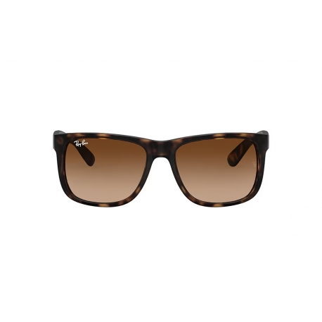 RAY BAN Occhiali da sole colore marrone maculato, squadrato, lente marrone sfumata
