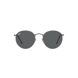 RAY BAN Occhiali da sole modello Round colore argento gumental , lente grigia