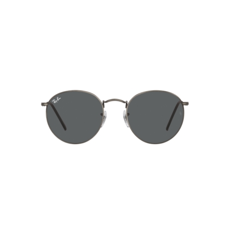 RAY BAN Occhiali da sole modello Round colore argento gumental , lente grigia
